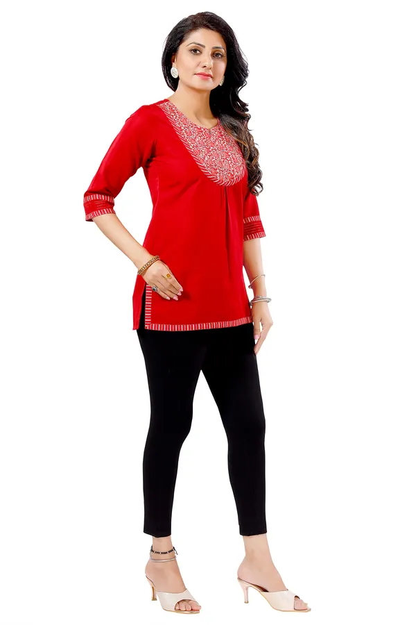 Wed_Me_Red_Short_Rayon_Designer_Short_Tunic_Top_for_Women