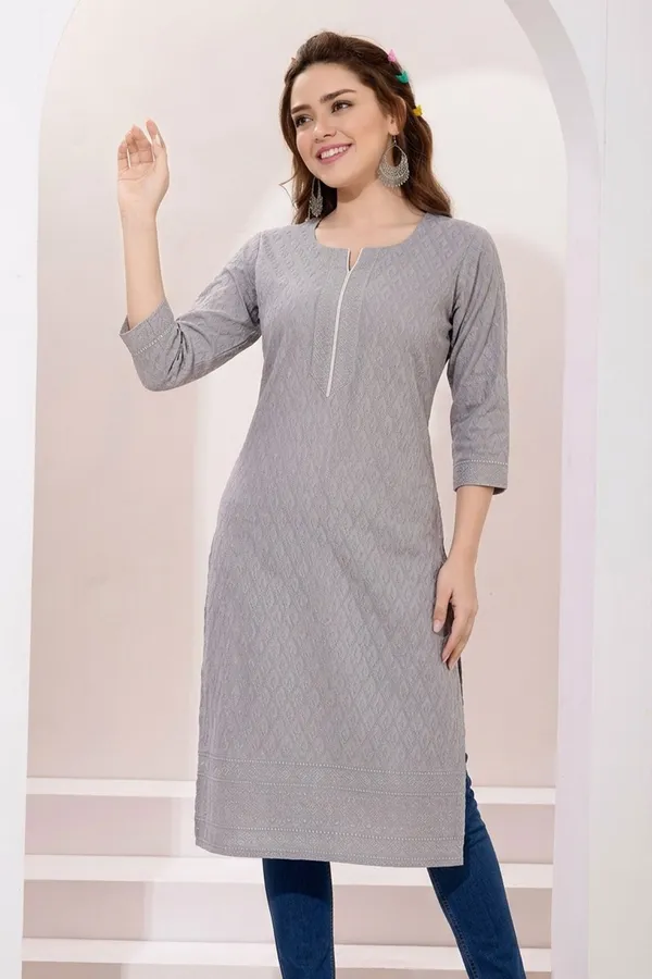 Gracious_Gray_Rayon_Chikankari_Straight_Kurta_for_Women