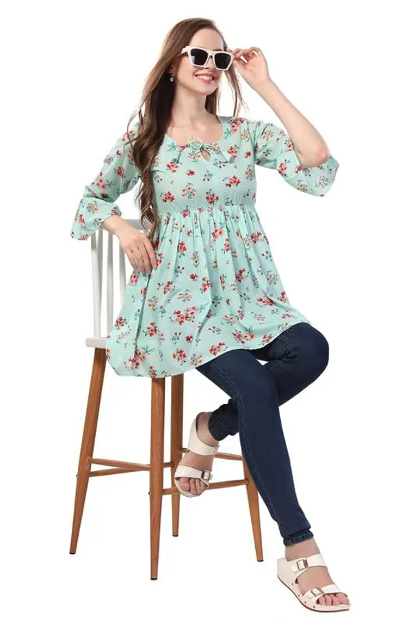 Cotton_Print_Flair_Short_Tunic_Top_For_Fashionistas_For_Women_And_Girls_|_Kurti_Tops_|_Short_Kurti_|_Short_Kurti_For_Women_|_Short_Kurti_For_Girls