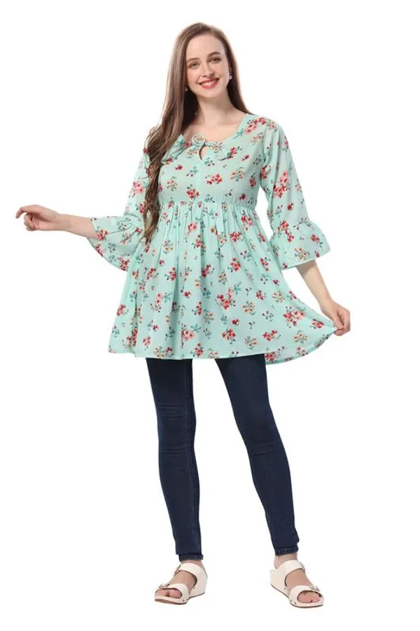Cotton_Print_Flair_Short_Tunic_Top_For_Fashionistas_For_Women_And_Girls_|_Kurti_Tops_|_Short_Kurti_|_Short_Kurti_For_Women_|_Short_Kurti_For_Girls