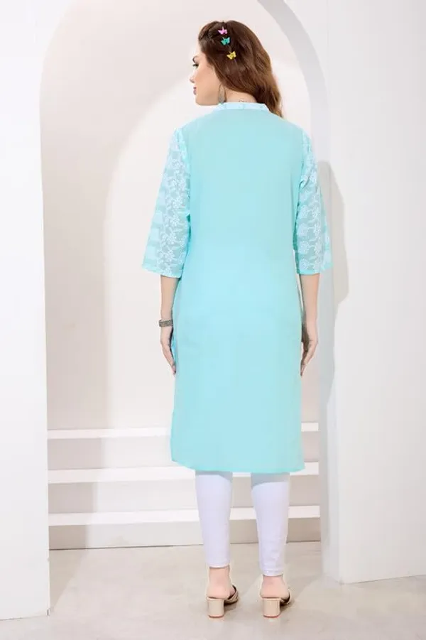 Chikankari_Kurti_For_Women_|_Long_Kurti_Pure_Cotton_Ethnic_Wear_|_Comfortable_&_Stylish_Attire