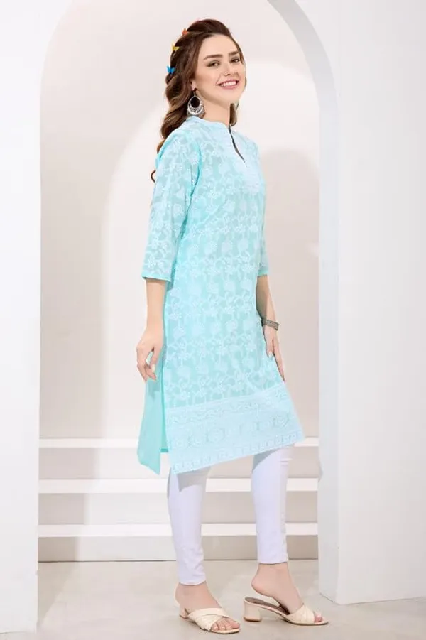 Chikankari_Kurti_For_Women_|_Long_Kurti_Pure_Cotton_Ethnic_Wear_|_Comfortable_&_Stylish_Attire
