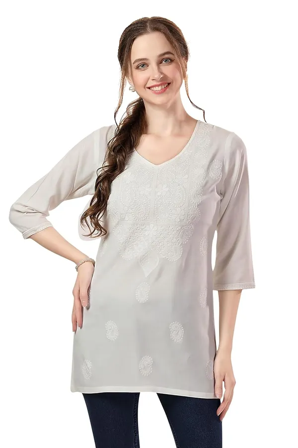 Elegant_Rayon_Chikankari_Kurti_Tunic_|_Kurti_Tops_|_Short_Kurti_|_Short_Kurti_For_Women_|_Short_Kurti_For_Girls