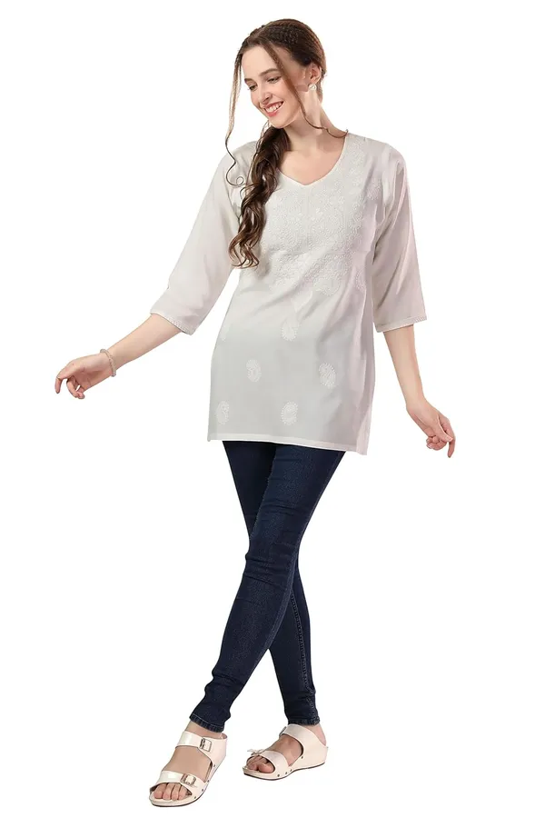 Elegant_Rayon_Chikankari_Kurti_Tunic_|_Kurti_Tops_|_Short_Kurti_|_Short_Kurti_For_Women_|_Short_Kurti_For_Girls