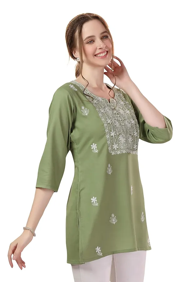 Elegant_Rayon_Chikankari_Kurti_Tunic_|_Kurti_Tops_|_Short_Kurti_|_Short_Kurti_For_Women_|_Short_Kurti_For_Girls