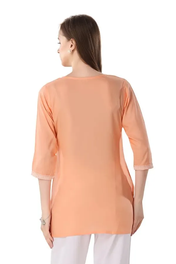 Rayon_Chikankari_Kurti_Tunic_For_Women_And_Girls_|_Kurti_Tops_|_Short_Kurti_|_Short_Kurti_For_Women_|_Short_Kurti_For_Girls