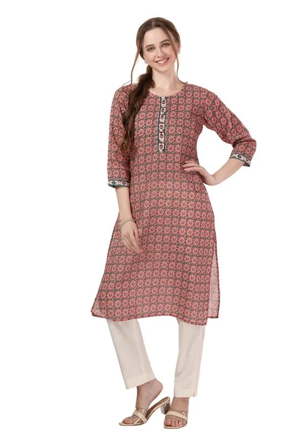 Cotton_Printed_Long_Kurti_Tunic_For_Work_Wear_For_Women_And_Girls_|_Kurti_Tops_|_Short_Kurti_|_Short_Kurti_For_Women_|_Short_Kurti_For_Girls