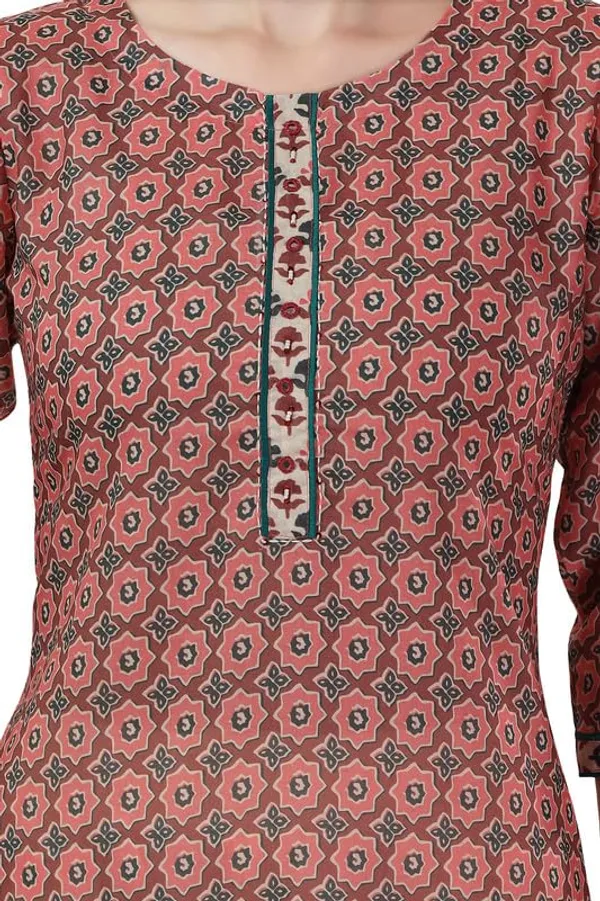 Cotton_Printed_Long_Kurti_Tunic_For_Work_Wear_For_Women_And_Girls_|_Kurti_Tops_|_Short_Kurti_|_Short_Kurti_For_Women_|_Short_Kurti_For_Girls