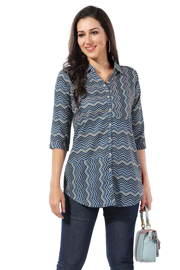 Cotton_Tunic_Print_And_Elegant_For_Women_And_Girls_|_Kurti_Tops_|_Short_Kurti_|_Short_Kurti_For_Women_|_Short_Kurti_For_Girls