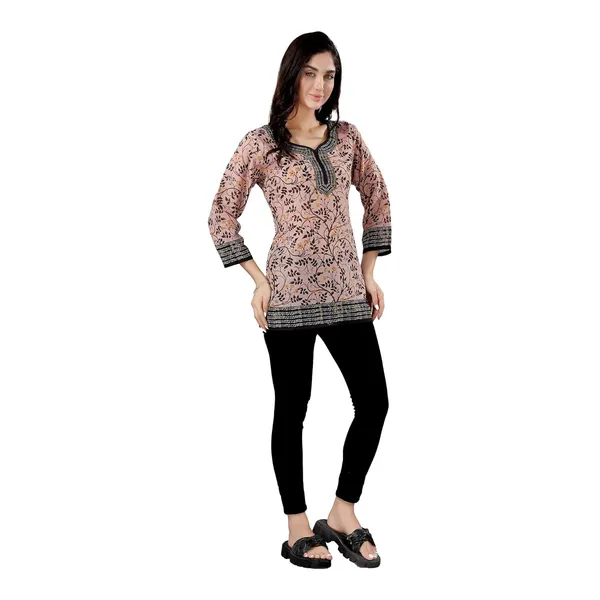 Cotton_Tunic_Print_And_Elegant_For_Women_And_Girls_|_Kurti_Tops_|_Short_Kurti_|_Short_Kurti_For_Women_|_Short_Kurti_For_Girls