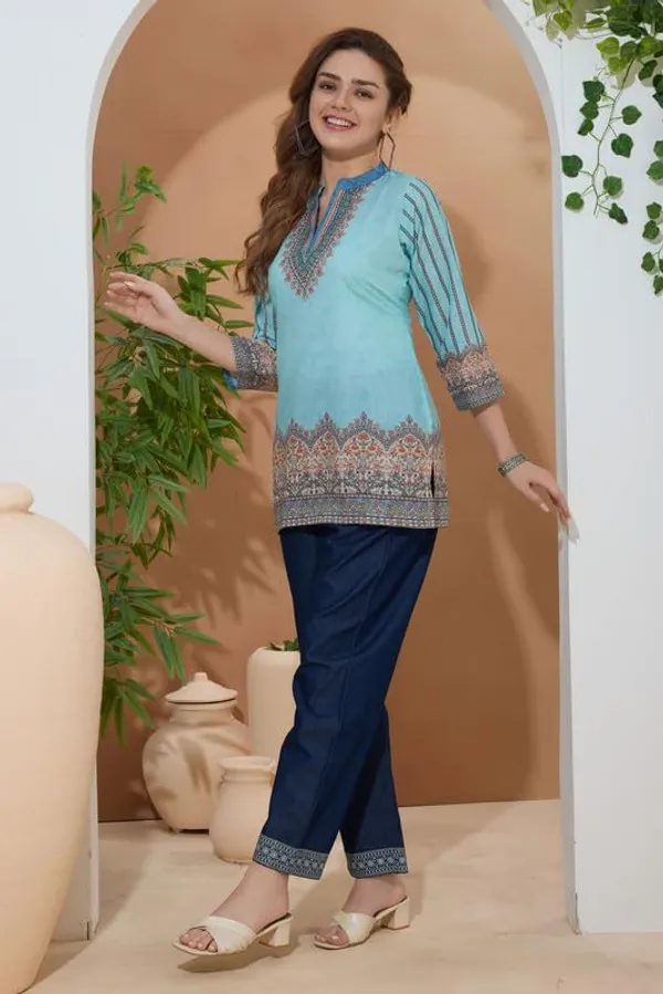 Women's_Ethnic_Print_Cotton_Short_Kurti