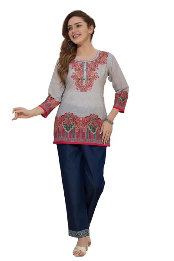 Women's_Ethnic_Print_Cotton_Short_Kurti