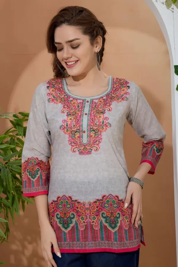 Women's_Ethnic_Print_Cotton_Short_Kurti