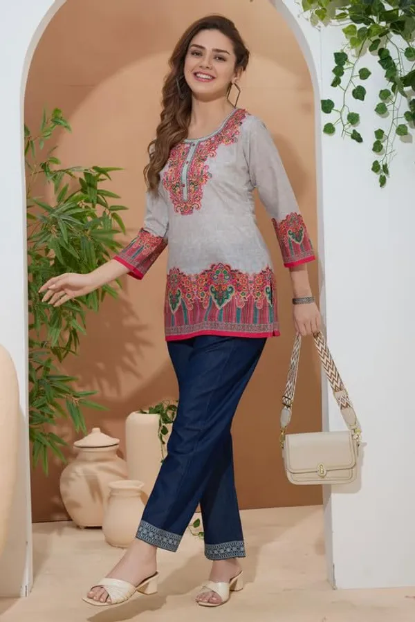 Women's_Ethnic_Print_Cotton_Short_Kurti