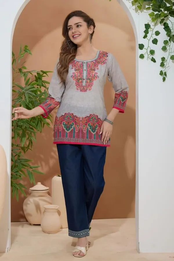 Women's_Ethnic_Print_Cotton_Short_Kurti