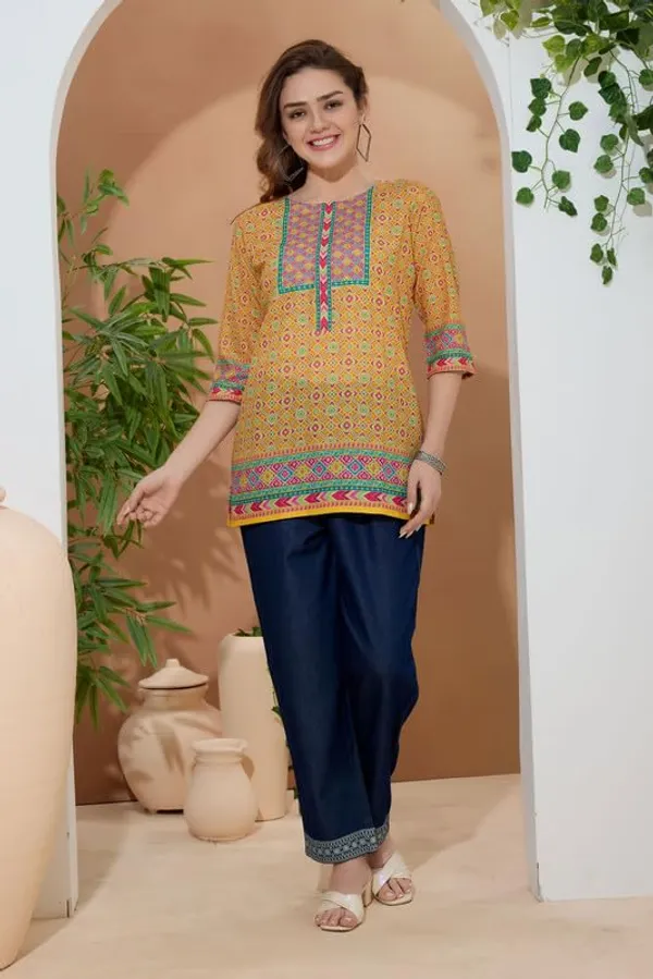 Women's_Ethnic_Print_Cotton_Short_Kurti