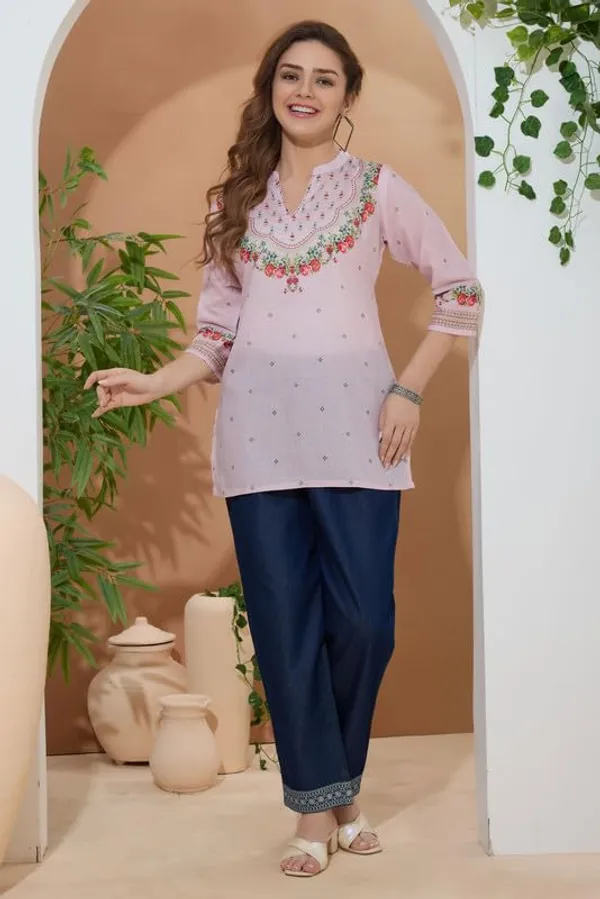 Women's_Ethnic_Print_Cotton_Short_Kurti