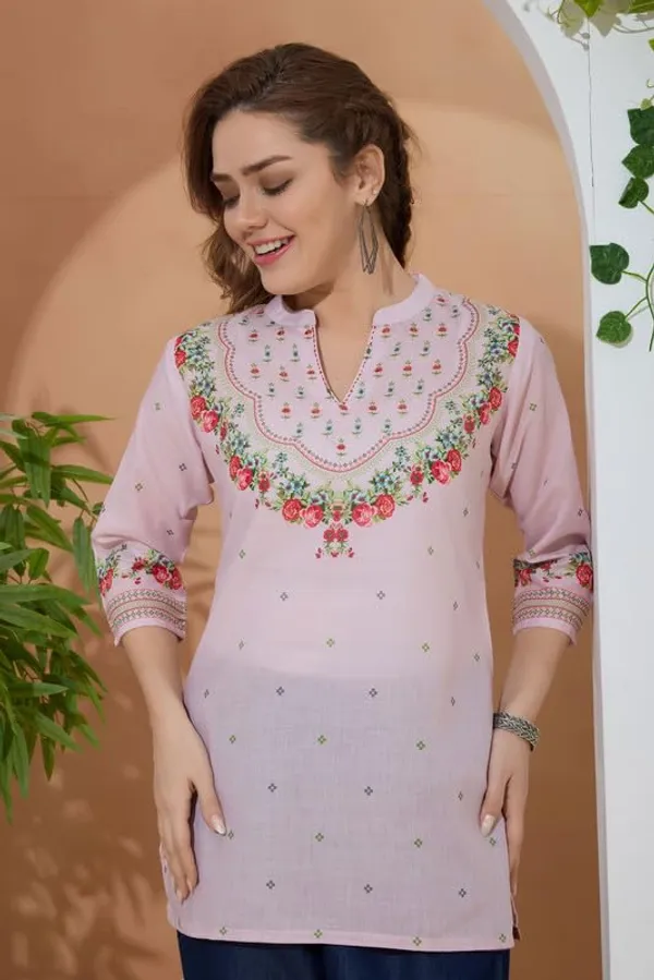 Women's_Ethnic_Print_Cotton_Short_Kurti