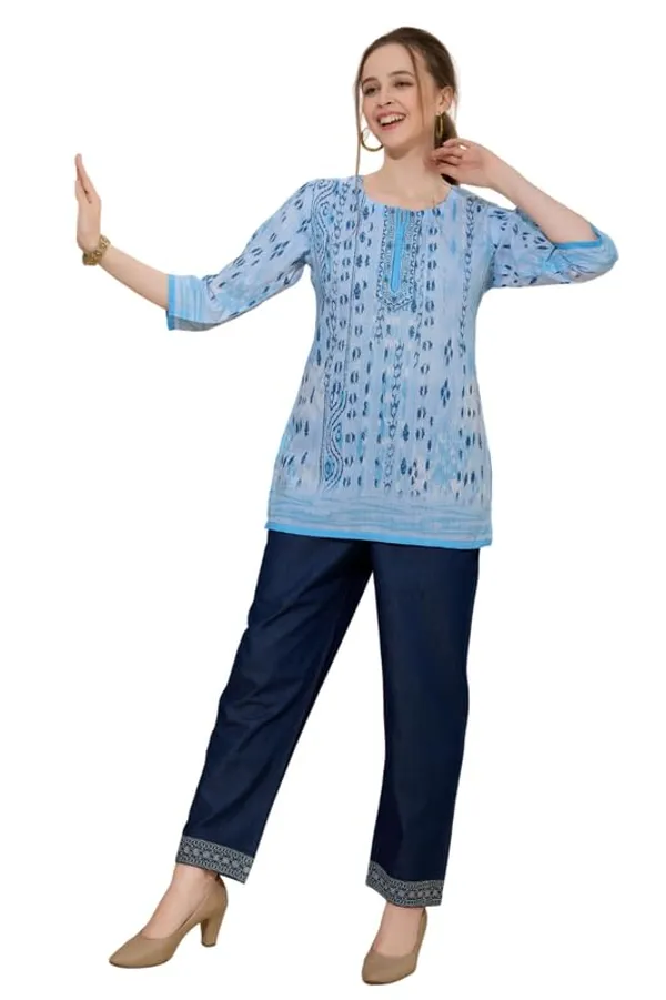 Women's_Ethnic_Print_Cotton_Short_Kurti