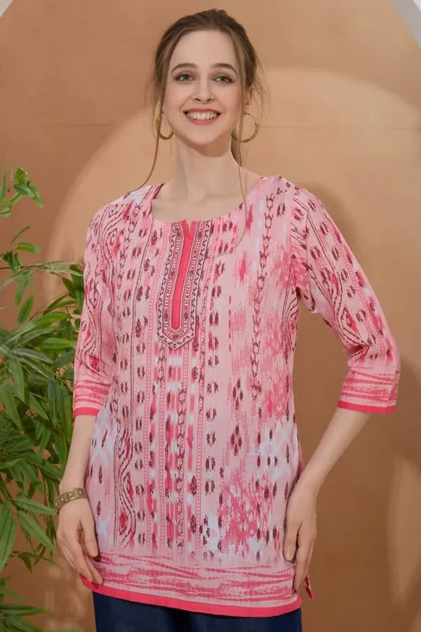 Women's_Ethnic_Print_Cotton_Short_Kurti