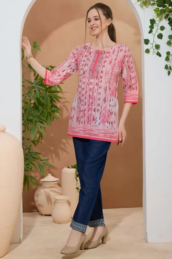 Women's_Ethnic_Print_Cotton_Short_Kurti