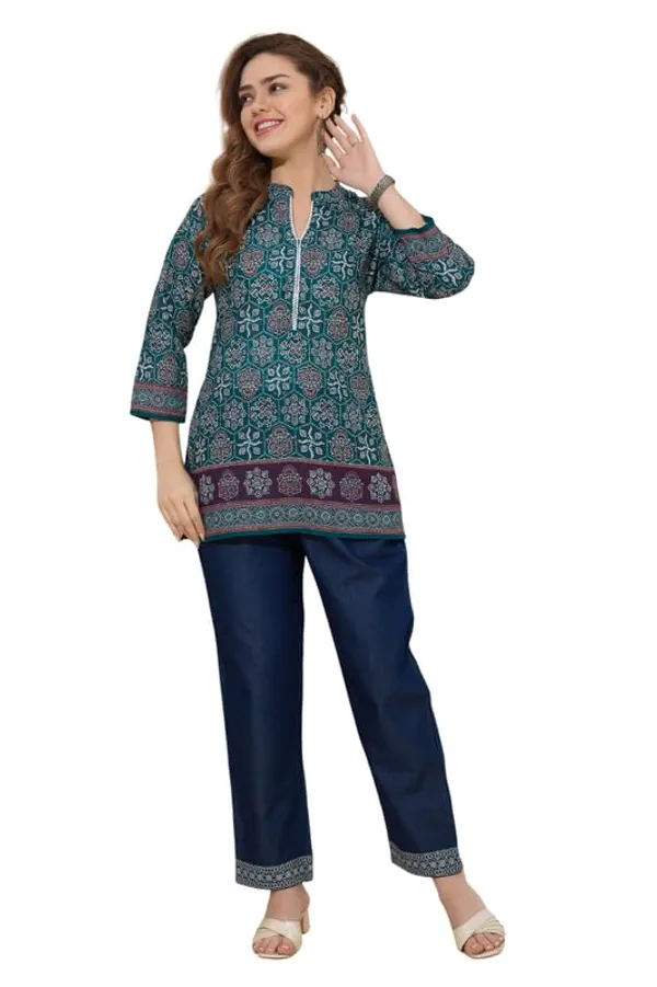 Women's_Ethnic_Print_Cotton_Short_Kurti