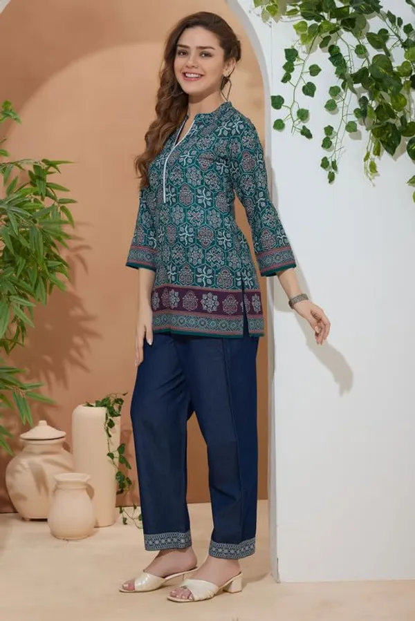 Women's_Ethnic_Print_Cotton_Short_Kurti