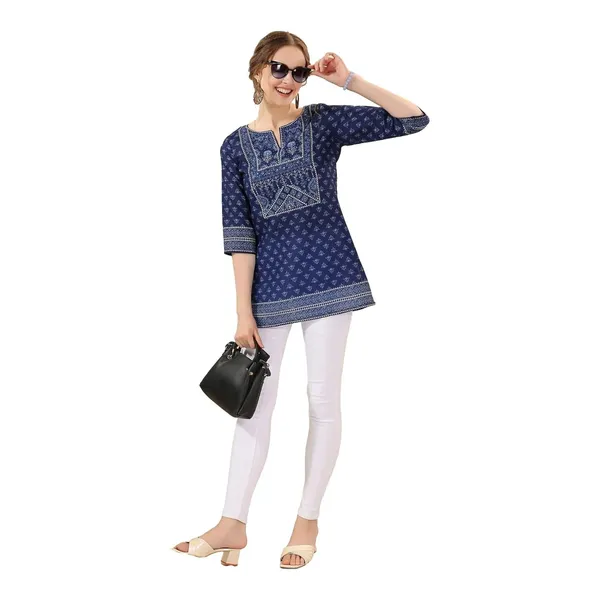 Cotton_Print_Short_Tunic_Top_For_Women_And_Girls_|_Kurti_Tops_|_Short_Kurti_|_Short_Kurti_For_Women_|_Short_Kurti_For_Girls