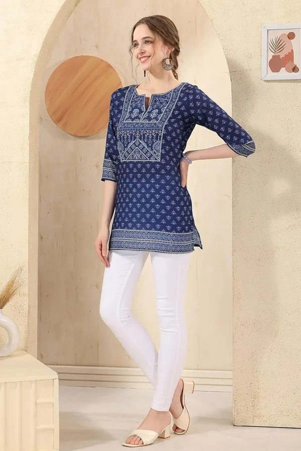 Cotton_Print_Short_Tunic_Top_For_Women_And_Girls_|_Kurti_Tops_|_Short_Kurti_|_Short_Kurti_For_Women_|_Short_Kurti_For_Girls