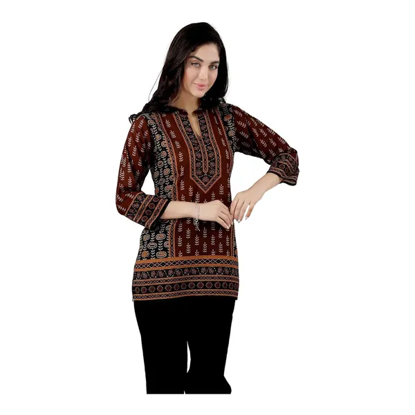 Cotton_Print_Short_Tunic_Top_For_Women_And_Girls_|_Kurti_Tops_|_Short_Kurti_|_Short_Kurti_For_Women_|_Short_Kurti_For_Girls