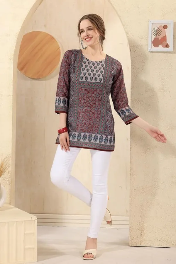 Women's_Ethnic_Print_Cotton_Short_Kurti