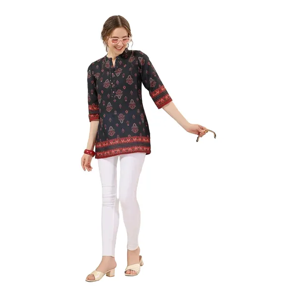 Cotton_Print_Short_Tunic_Top_For_Women_And_Girls_|_Kurti_Tops_|_Short_Kurti_|_Short_Kurti_For_Women_|_Short_Kurti_For_Girls