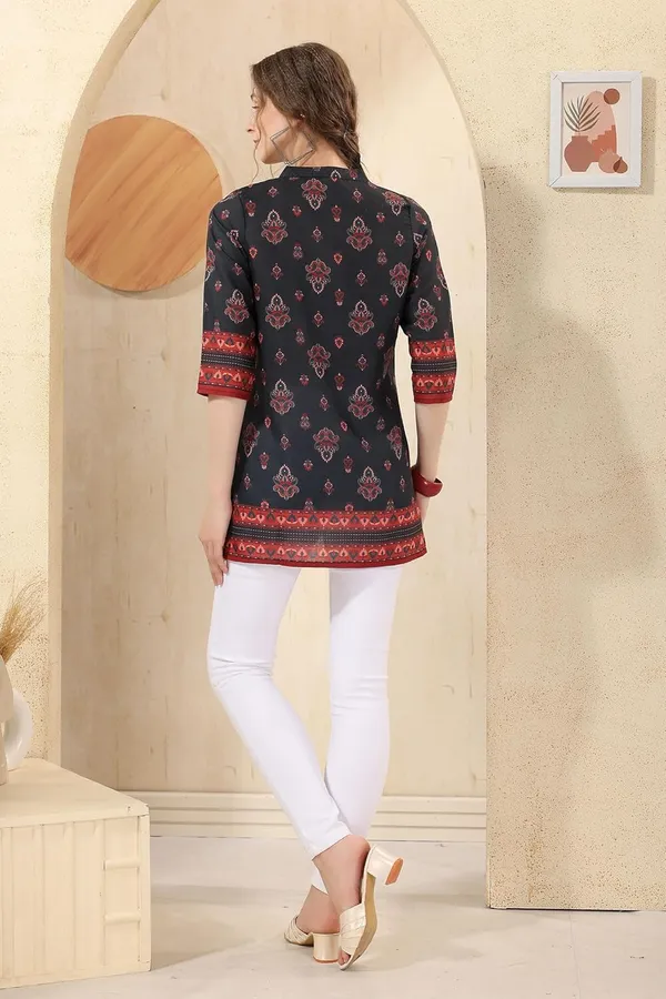 Cotton_Print_Short_Tunic_Top_For_Women_And_Girls_|_Kurti_Tops_|_Short_Kurti_|_Short_Kurti_For_Women_|_Short_Kurti_For_Girls