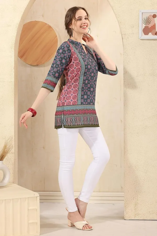 Cotton_Print_Short_Tunic_Top_For_Women_And_Girls_|_Kurti_Tops_|_Short_Kurti_|_Short_Kurti_For_Women_|_Short_Kurti_For_Girls
