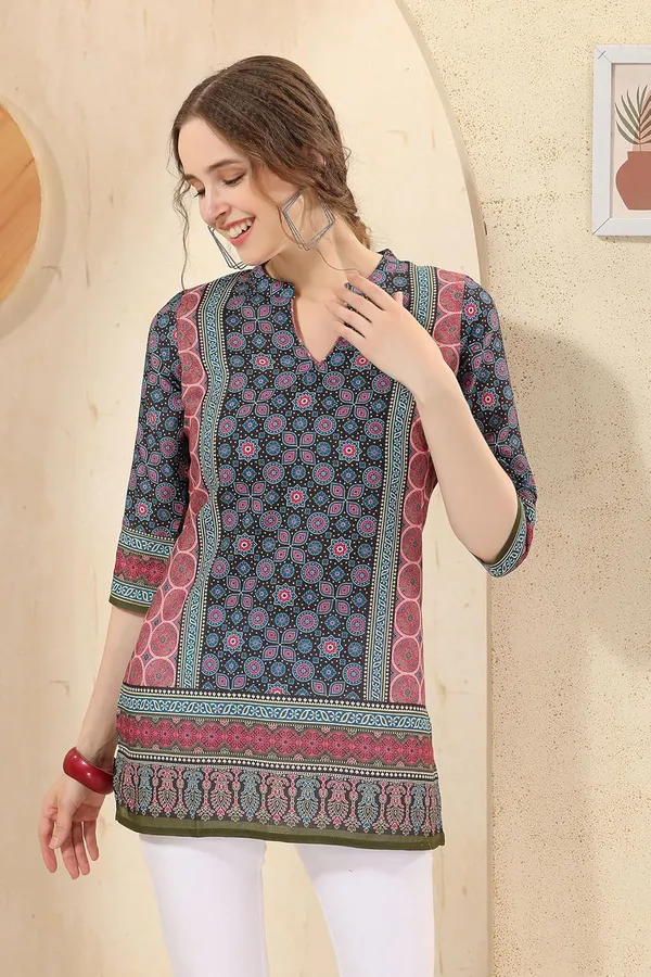 Cotton_Print_Short_Tunic_Top_For_Women_And_Girls_|_Kurti_Tops_|_Short_Kurti_|_Short_Kurti_For_Women_|_Short_Kurti_For_Girls