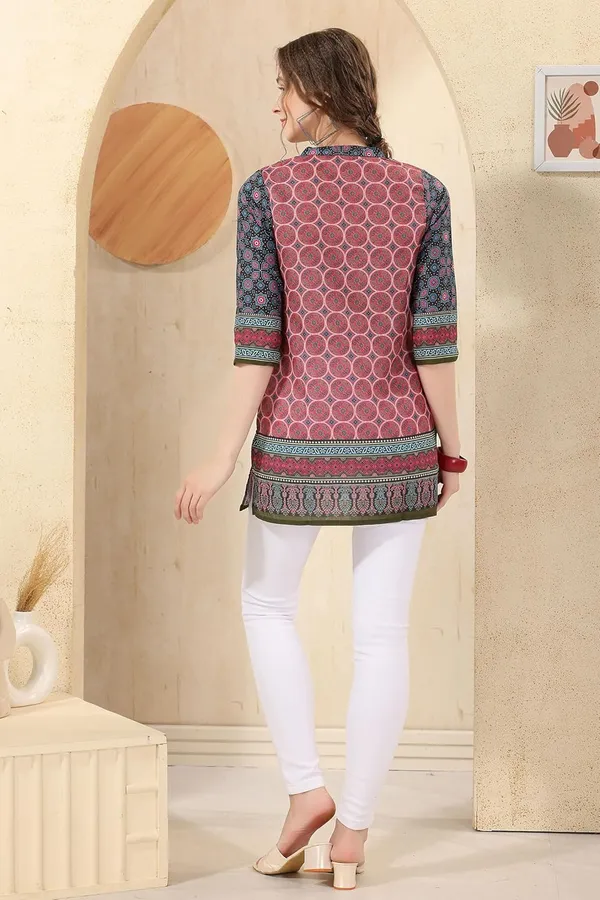 Cotton_Print_Short_Tunic_Top_For_Women_And_Girls_|_Kurti_Tops_|_Short_Kurti_|_Short_Kurti_For_Women_|_Short_Kurti_For_Girls
