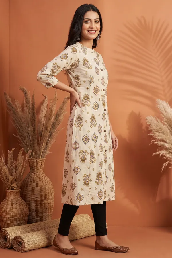 Classic_Fantastic_Cream_Cotton_A_Line_Princess_Cut_Kurta