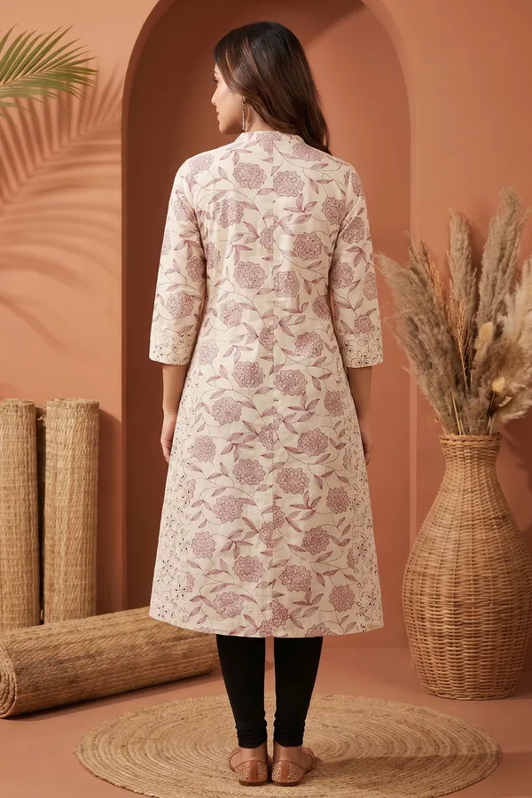 Cream_Dream_Dark_Red_Cotton_A_Line_Princess_Cut_Kurta