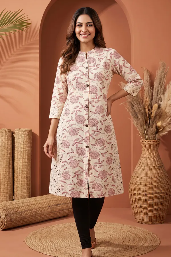 Cream_Dream_Dark_Red_Cotton_A_Line_Princess_Cut_Kurta