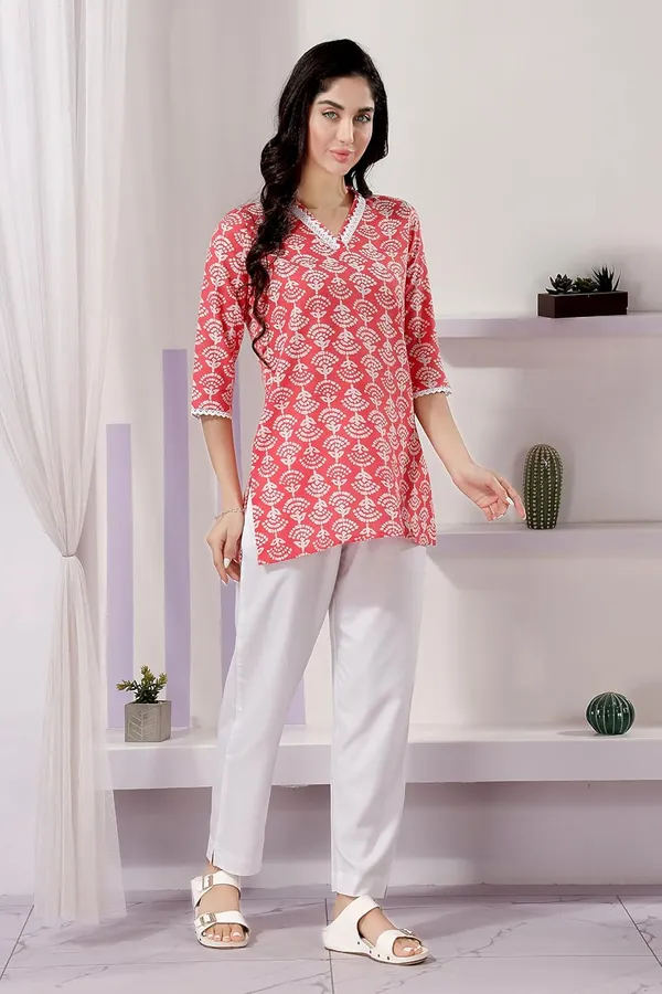 V_Neck_Kurti_For_Women_And_Girls_|_Kurti_Tops_|_Short_Kurti_|_Short_Kurti_For_Women_|_Short_Kurti_For_Girls