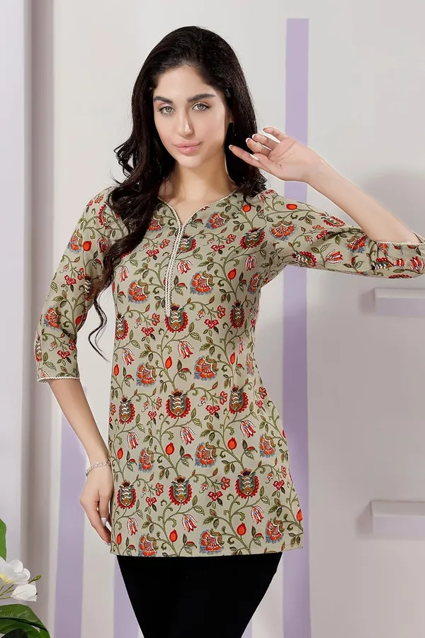 V_Neck_Kurti_For_Women_And_Girls_|_Kurti_Tops_|_Short_Kurti_|_Short_Kurti_For_Women_|_Short_Kurti_For_Girls