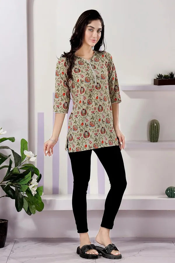 V_Neck_Kurti_For_Women_And_Girls_|_Kurti_Tops_|_Short_Kurti_|_Short_Kurti_For_Women_|_Short_Kurti_For_Girls