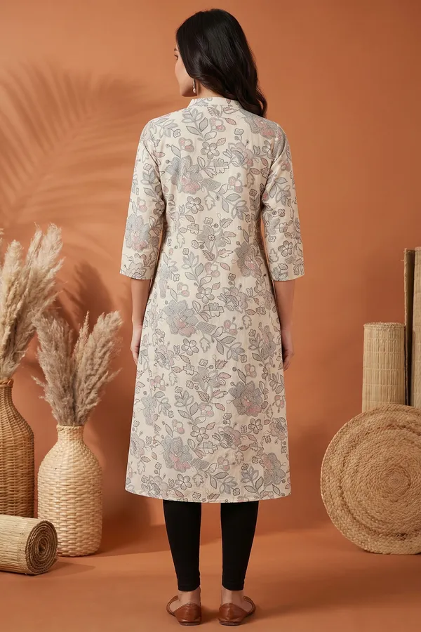 Graceful_Blissful_Cream_Cotton_A_Line_Princess_Cut_Kurta