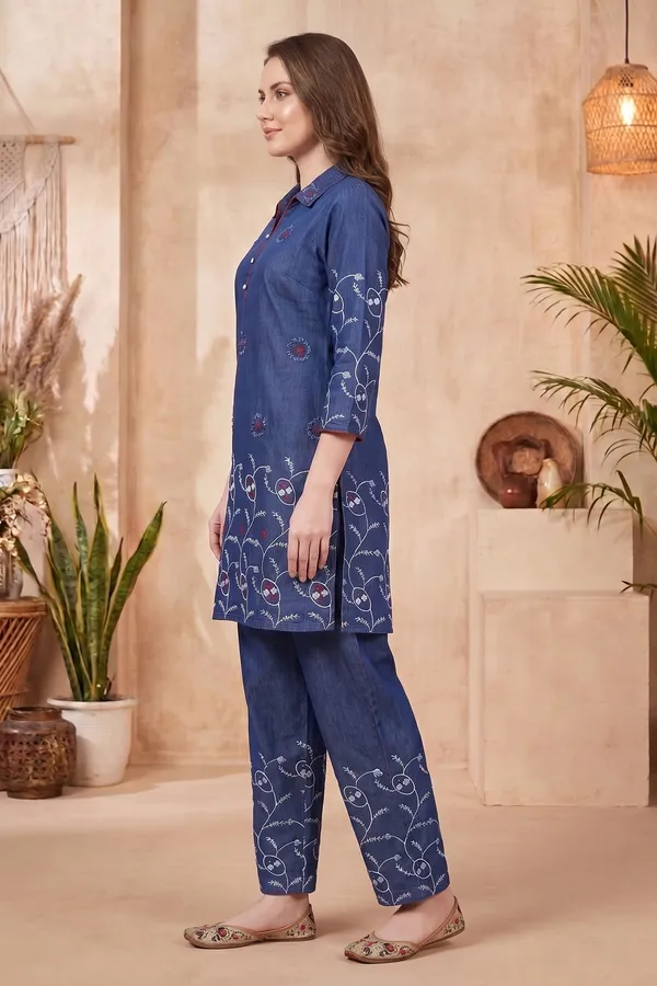 Imperial_Indigo_Denim_Co_Ord_Set_with_Floral_Garden_Thread_Embroidery
