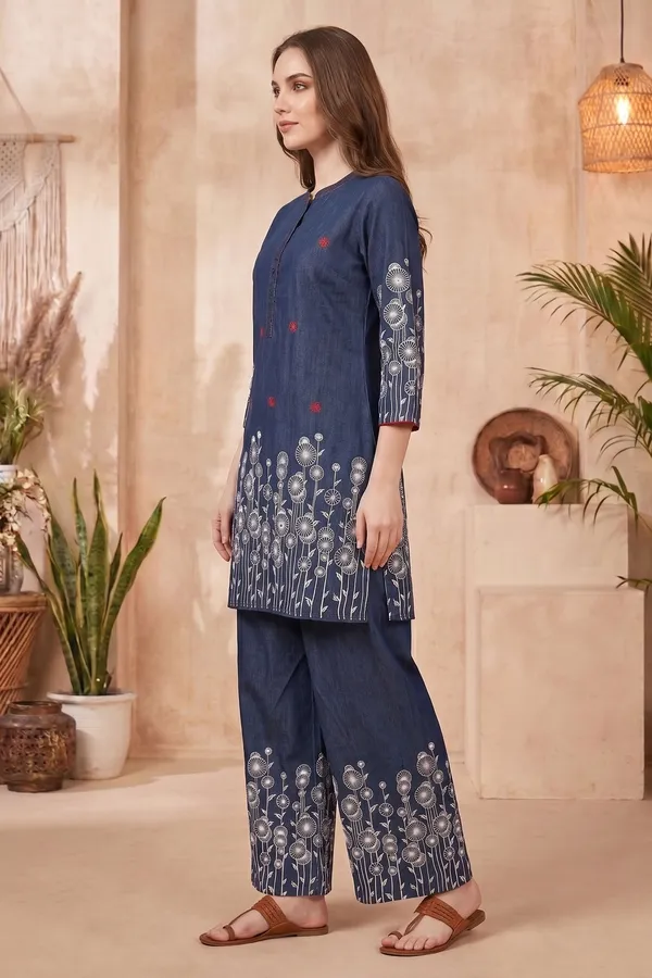Indigo_Loom_Denim_Two_Piece_Set_with_Artisan_Thread_Embroidery