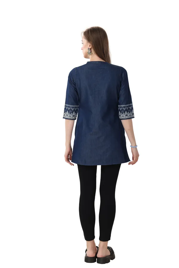 Soft_Washed_Blue_Denim_Tunic_With_Beautiful_Print_and_Thread_Work