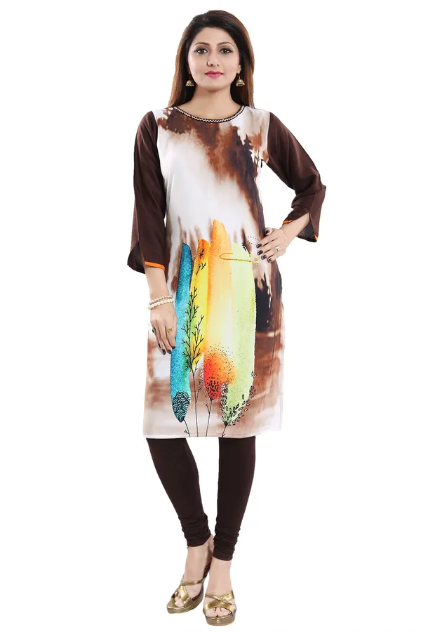 Captivating_Harlequin_Print_Brown_Rayon_Cotton_with_a_Modern_Twist