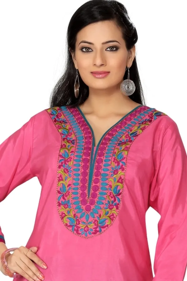 Bonny_Pink_Art_Silk_Tunic_with_Attractive_Embroidery