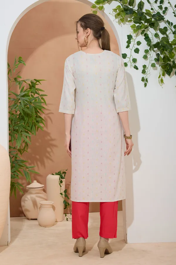Designer_Cotton_Jaquard_Long_Kurta_With_Embroidery_for_Women