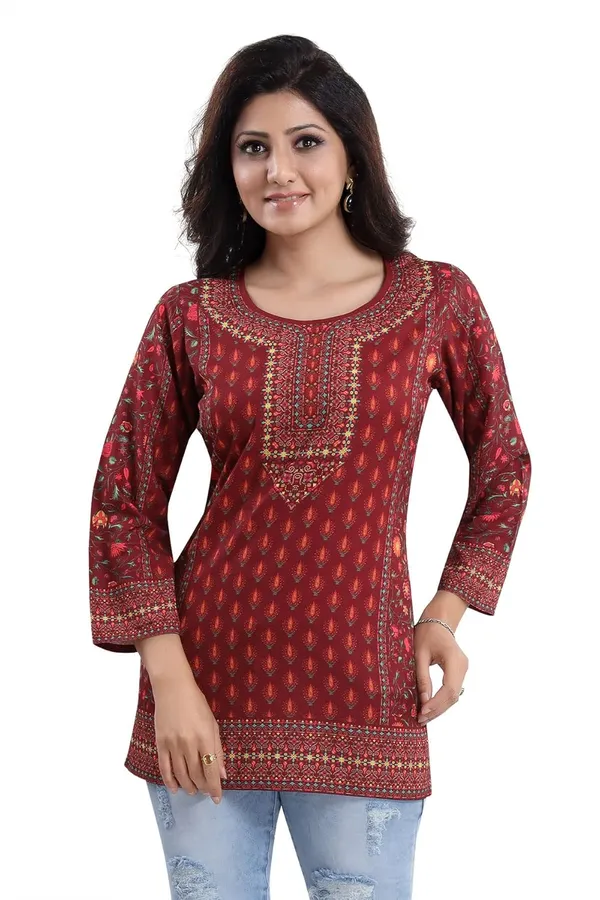 Women_Summer_Cool_Regular_Kurti_|_Kurti_Tops_|_Short_Kurti_|_Short_Kurti_For_Women_|_Short_Kurti_For_Girls